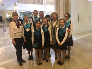Учащиеся Гимназии №15 посетили Совет Федерации 